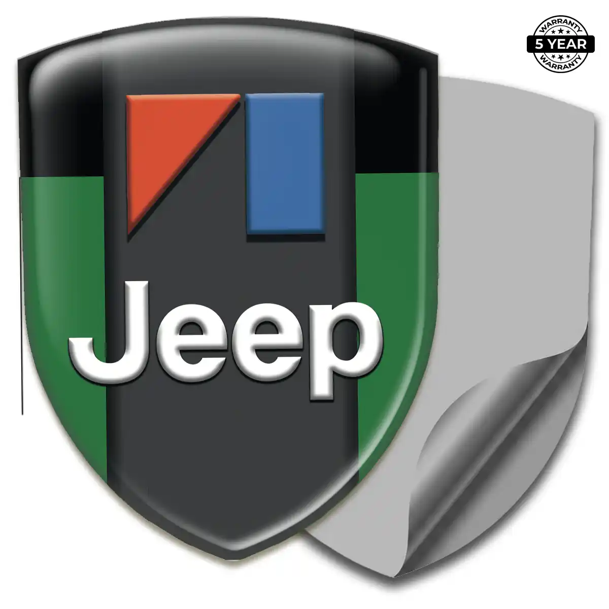 Jeep Automotive Logo Sticker Signature Grade