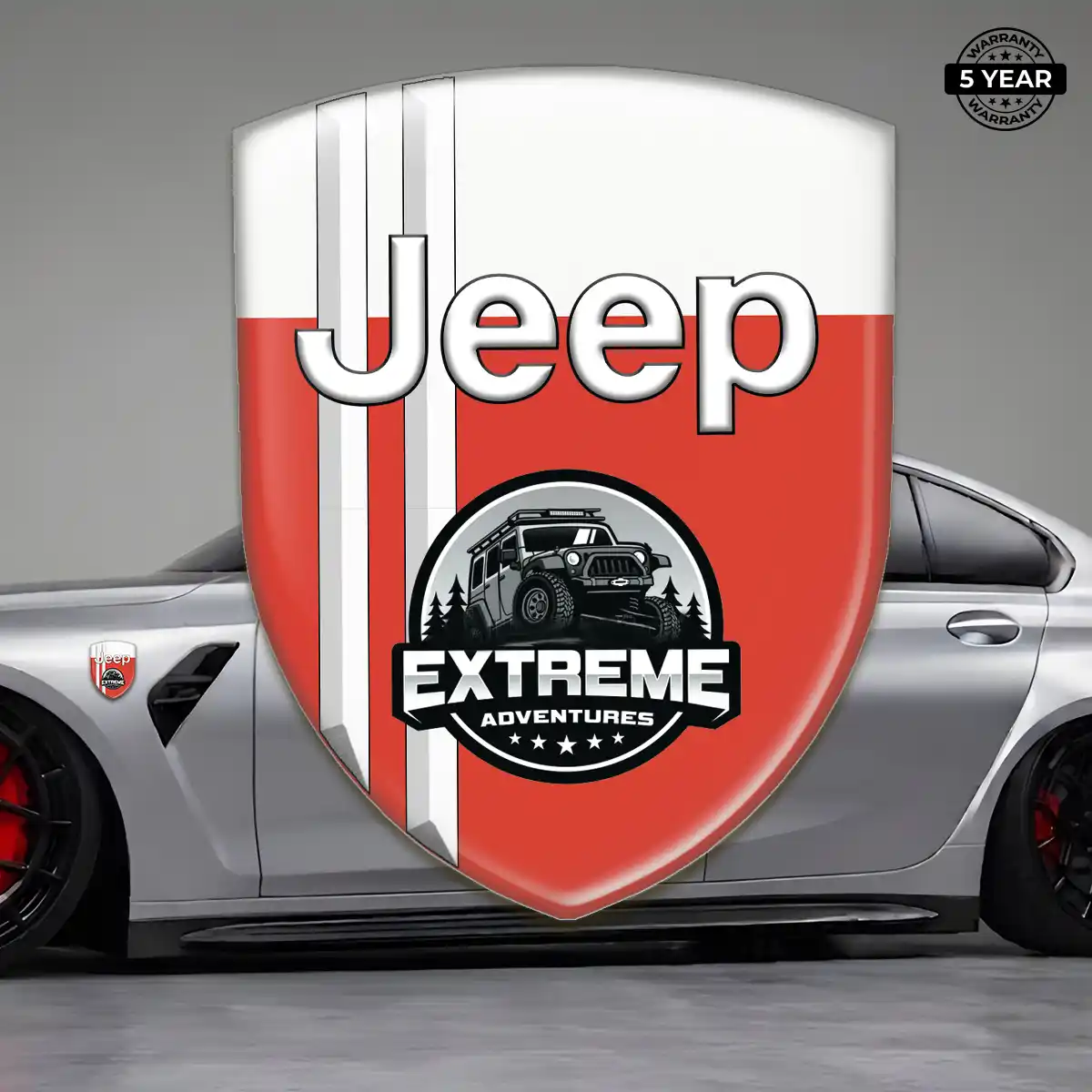 Jeep Automotive Logo Sticker Superior Craft