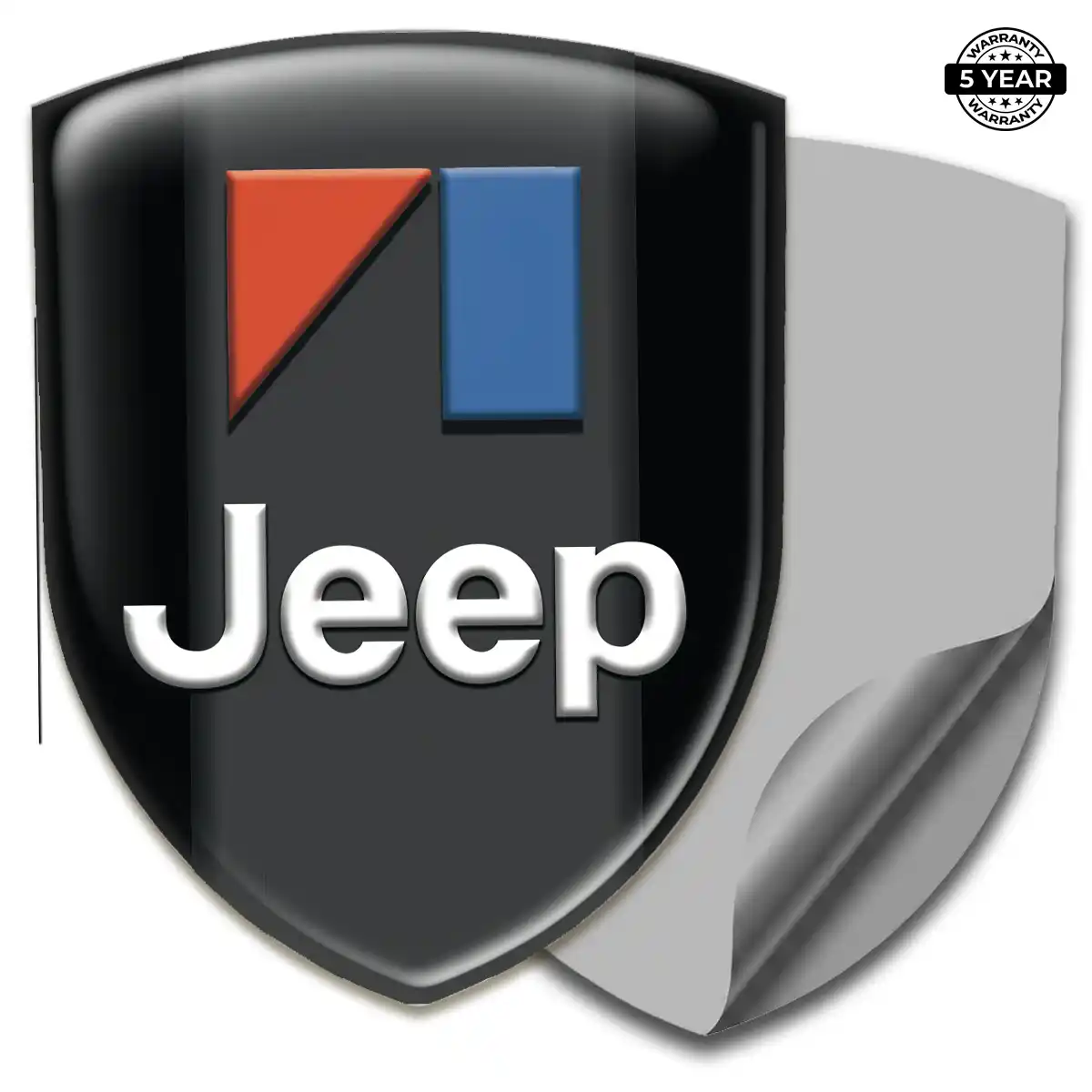 Jeep Automotive Resin Decal Deluxe Edition