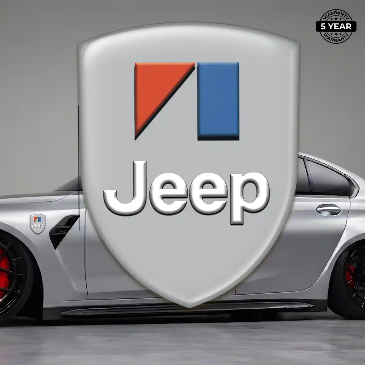 Jeep Automotive Resin Decal Elite Finish