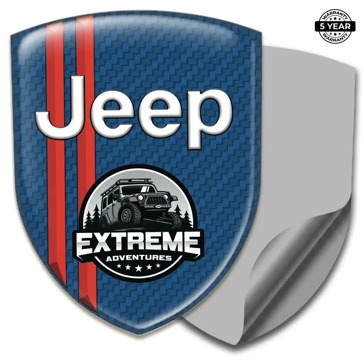 Jeep Automotive Resin Decal Exclusive Series