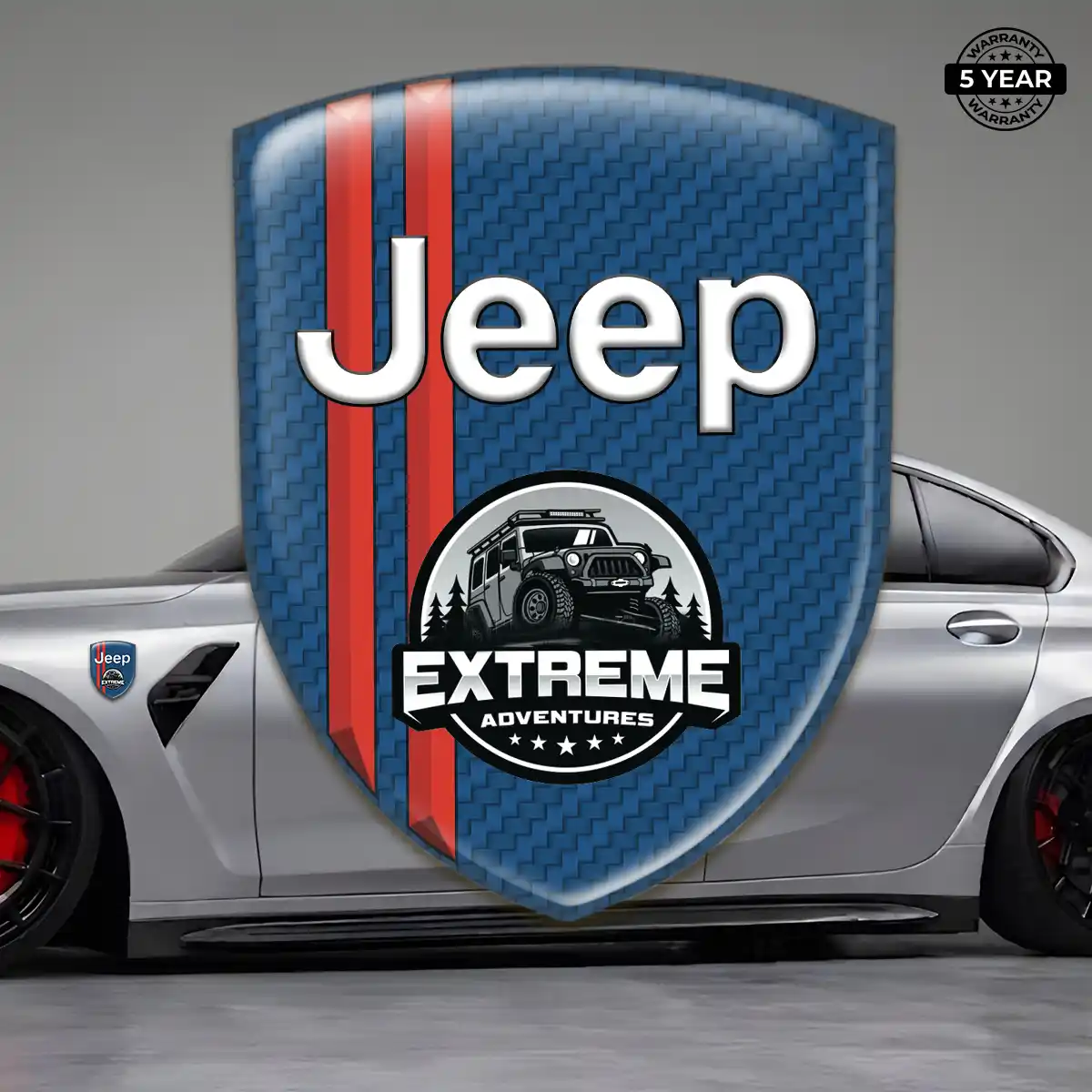 Jeep Automotive Resin Decal Exclusive Series