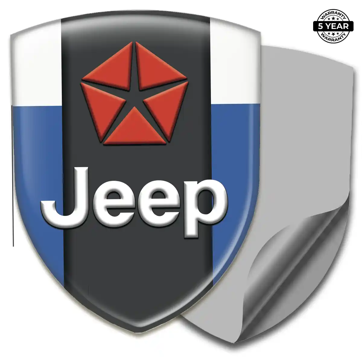 Jeep Automotive Resin Decal Exterior Luxe