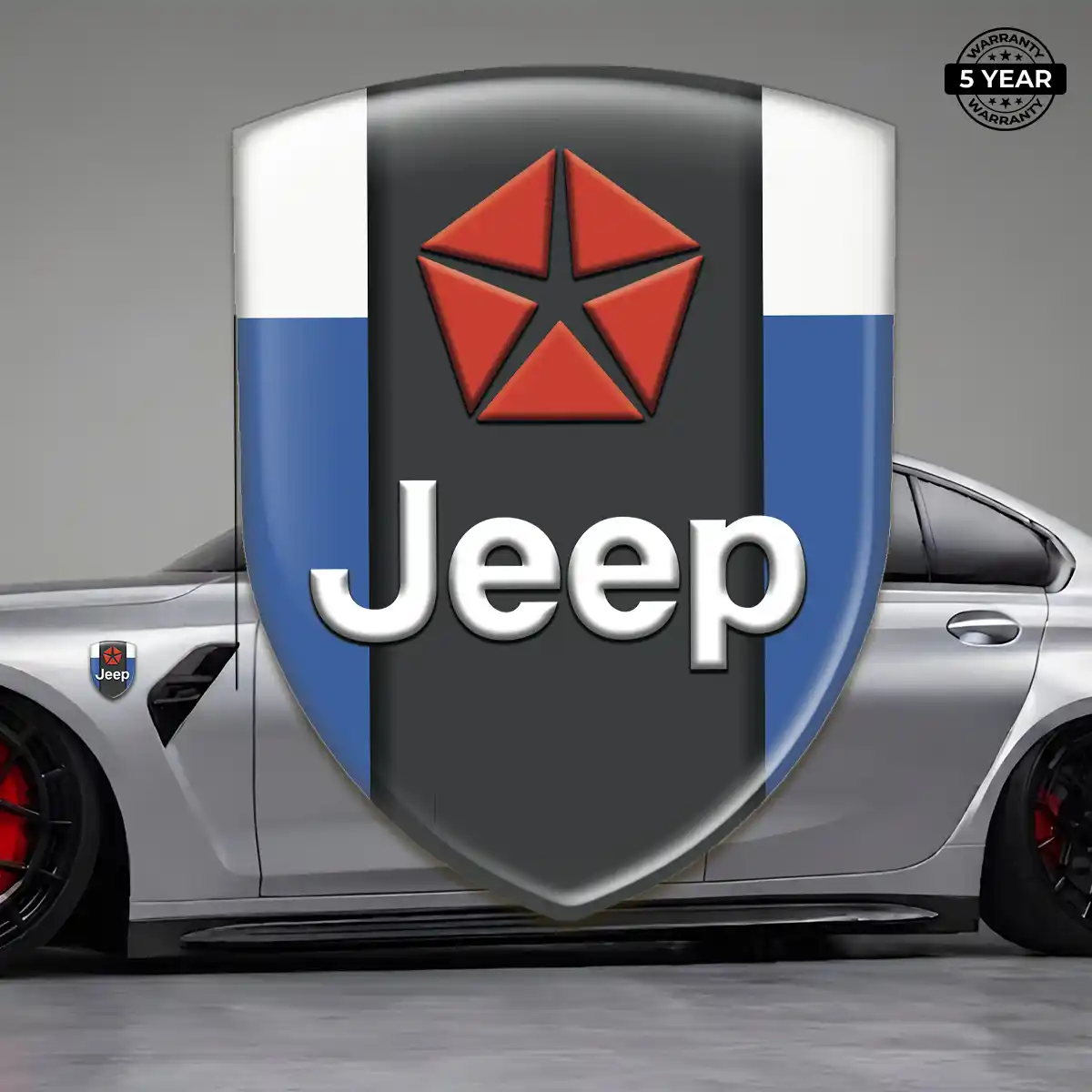 Jeep Automotive Resin Decal Exterior Luxe