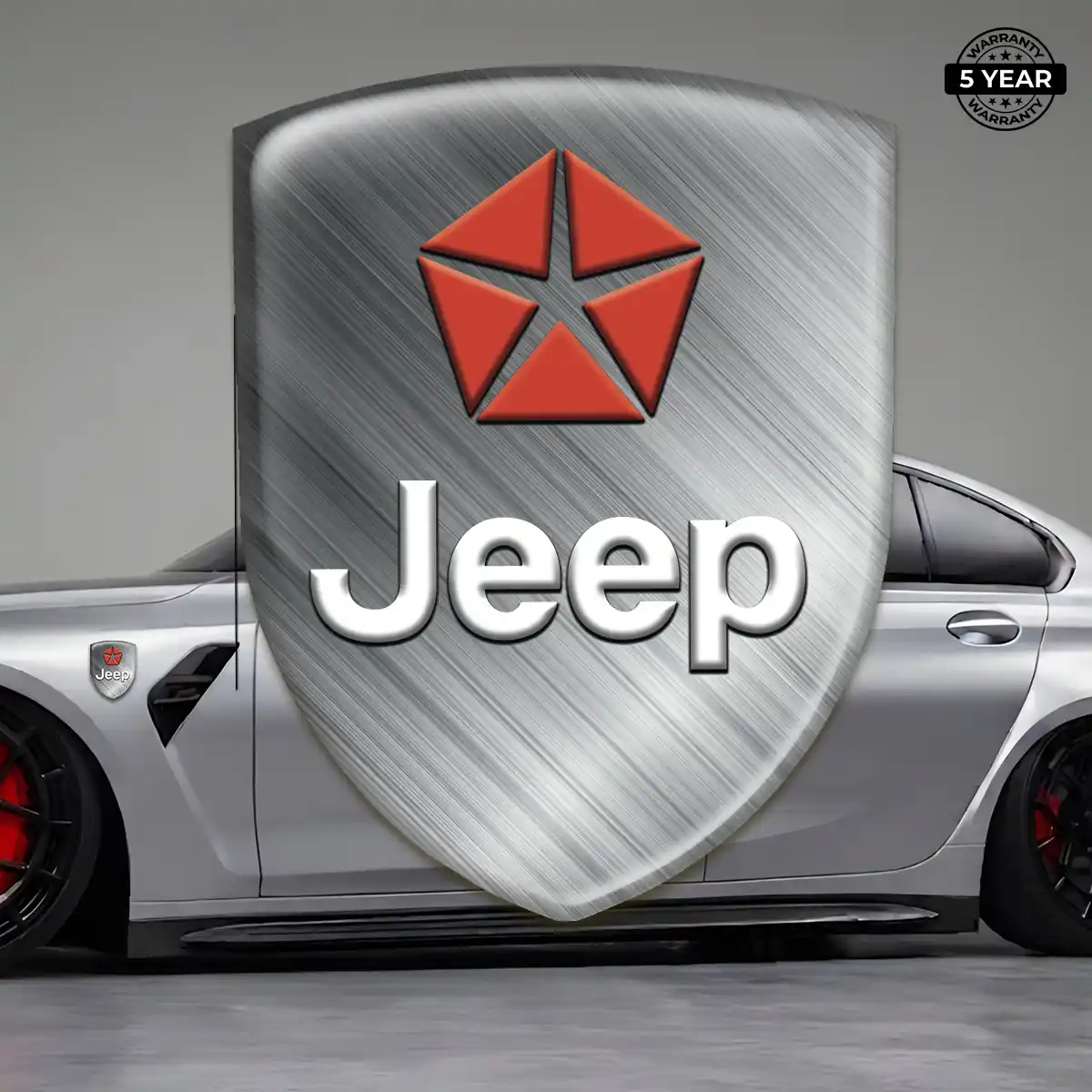 Jeep Automotive Resin Decal Interior Luxe