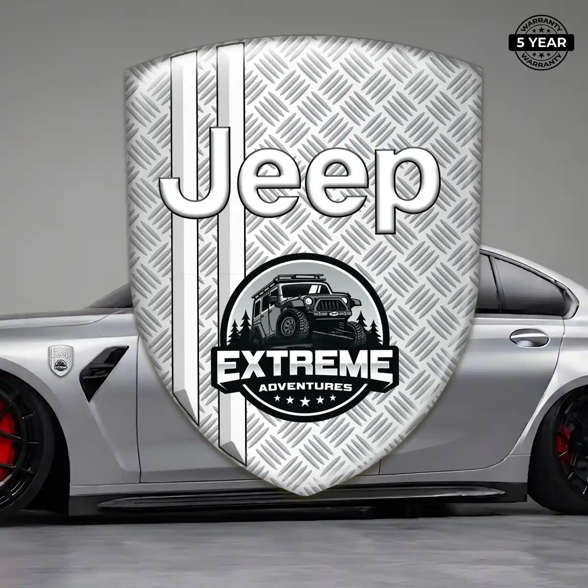Jeep Automotive Resin Decal Premium Dome