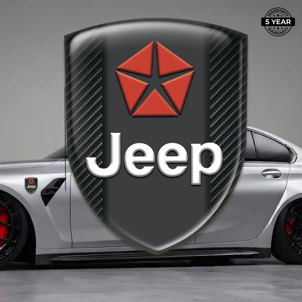 Jeep Automotive Resin Decal Prestige Line
