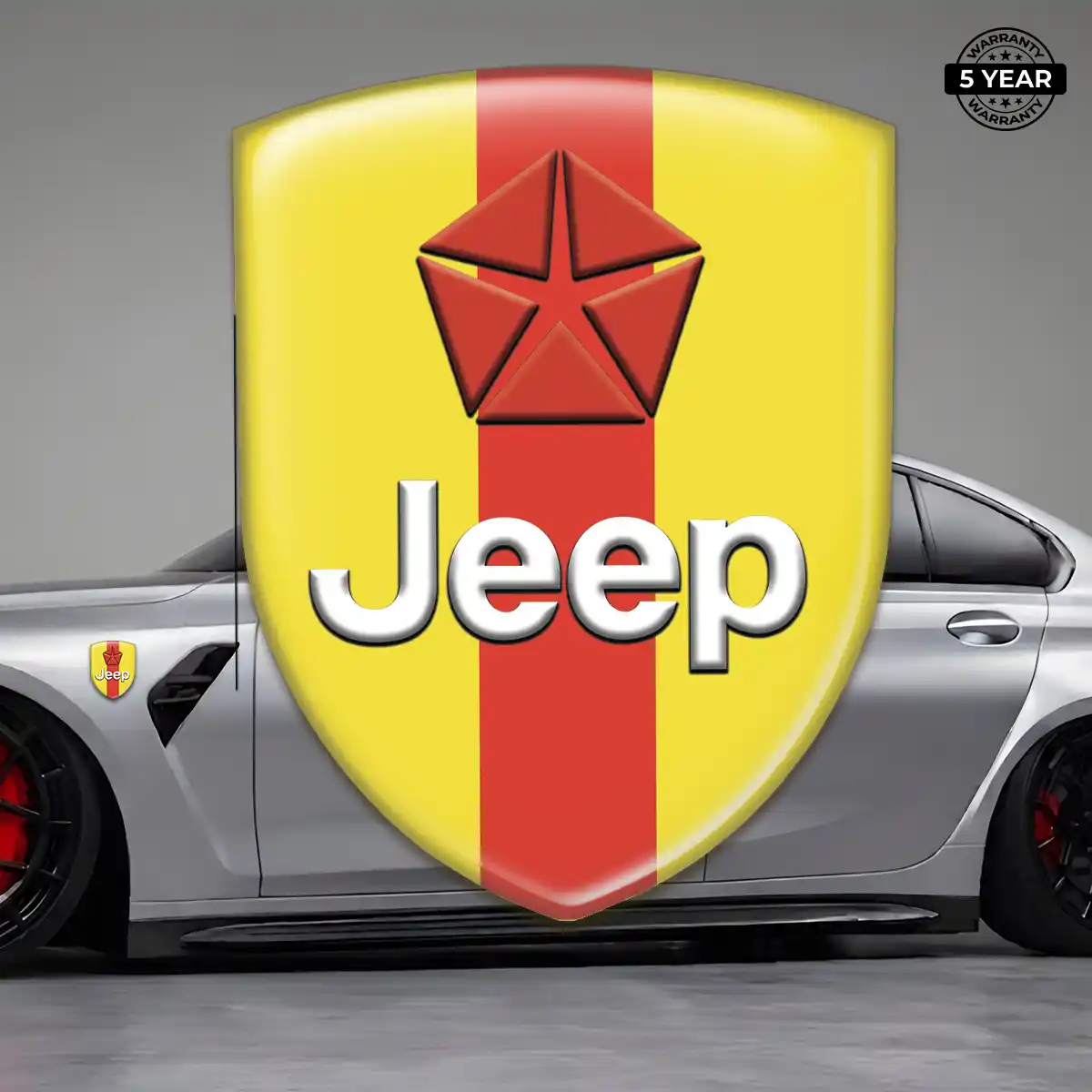 Jeep Automotive Resin Decal Prime Quality