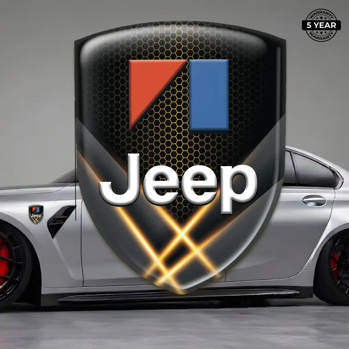 Jeep Automotive Resin Decal Resin Elite