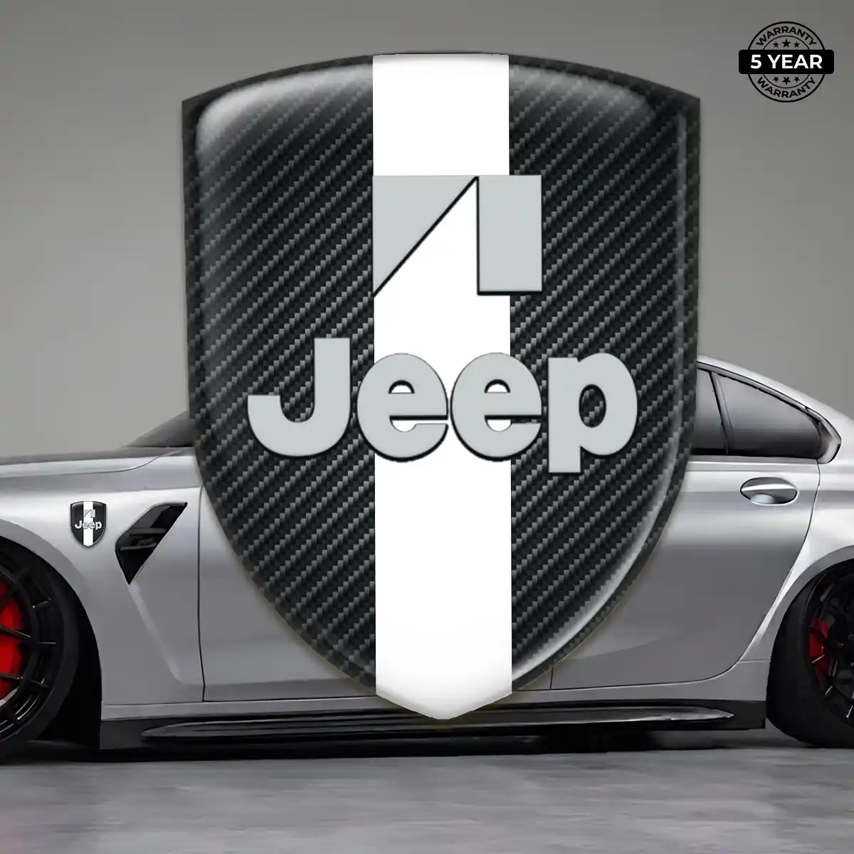 Jeep Automotive Resin Decal Resin Luxe