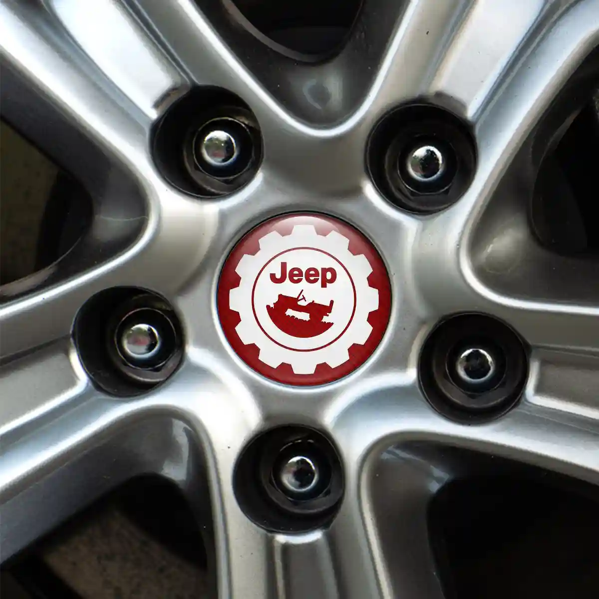 Jeep Badge Emblems Center Cap Premium Edition