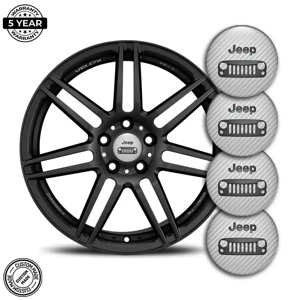 Jeep Badge Emblems Center Cap Stylish Design
