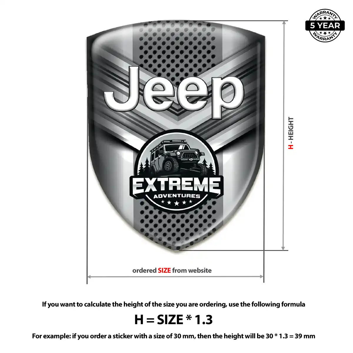 Jeep Badge Interior Luxe