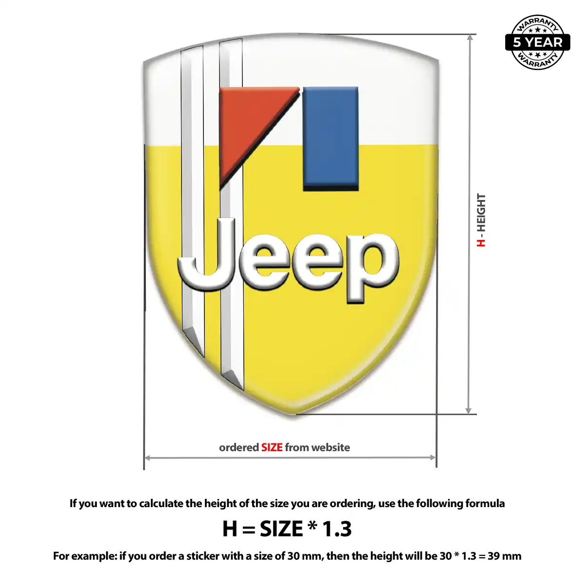 Jeep Badge Opulent Line