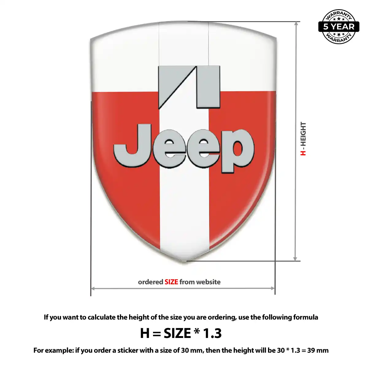 Jeep Badge Prestige Line