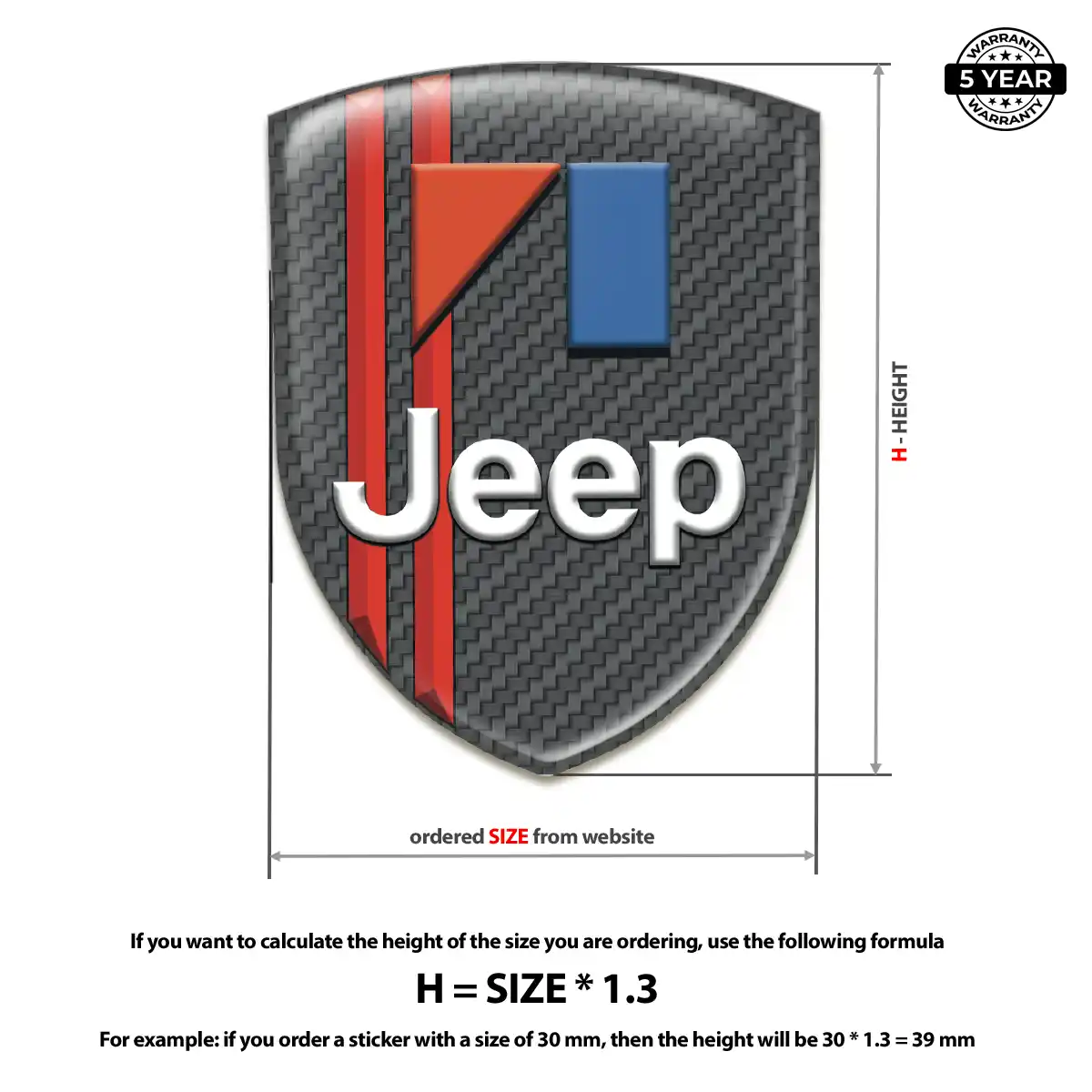 Jeep Badge Refined Design