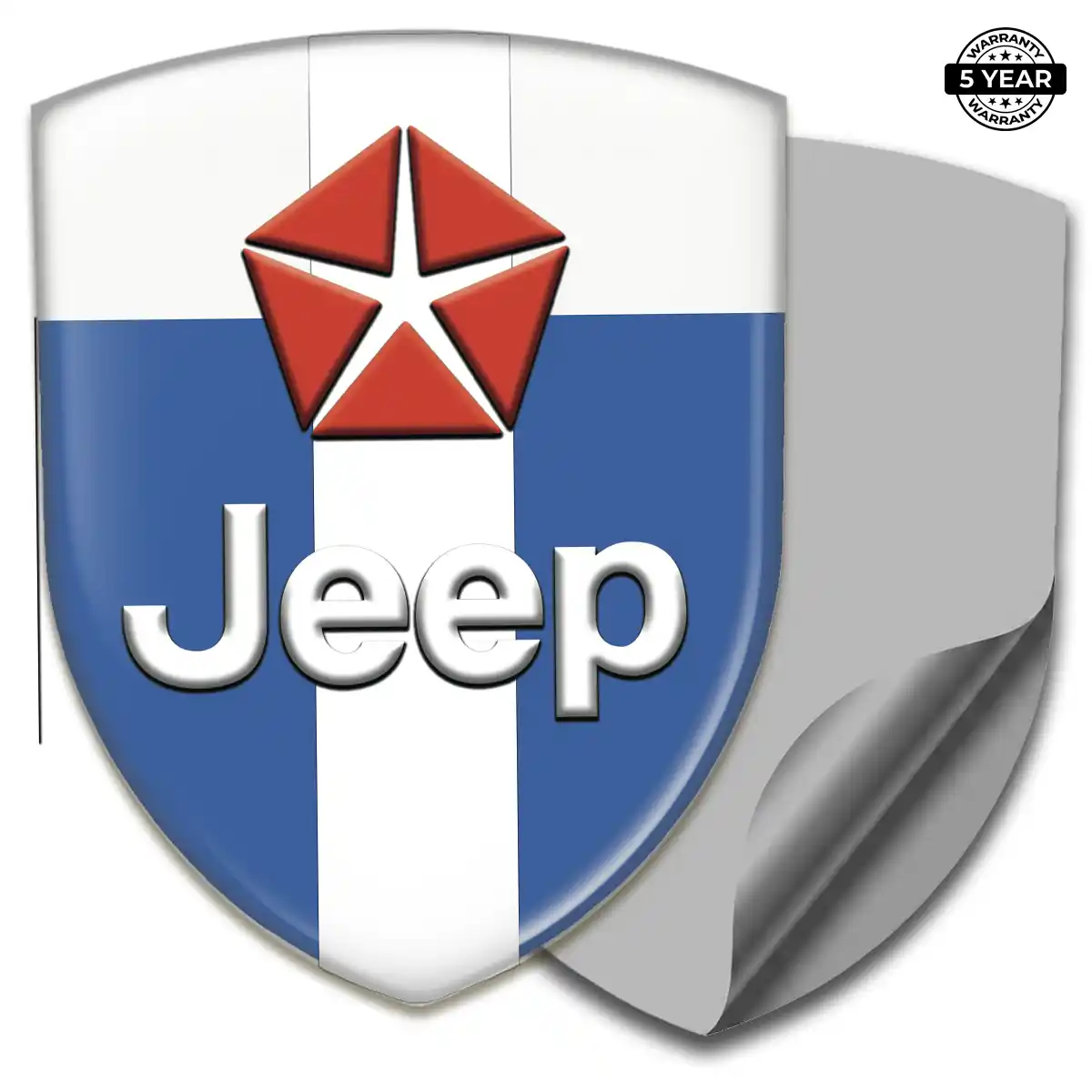 Jeep Badge Resin Luxe