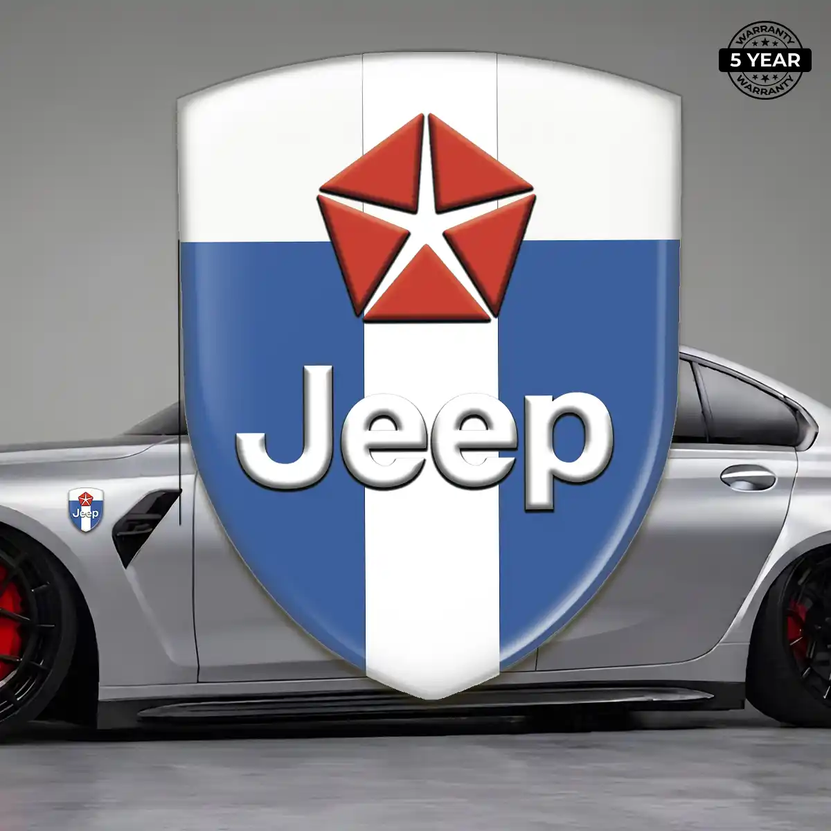 Jeep Badge Resin Luxe