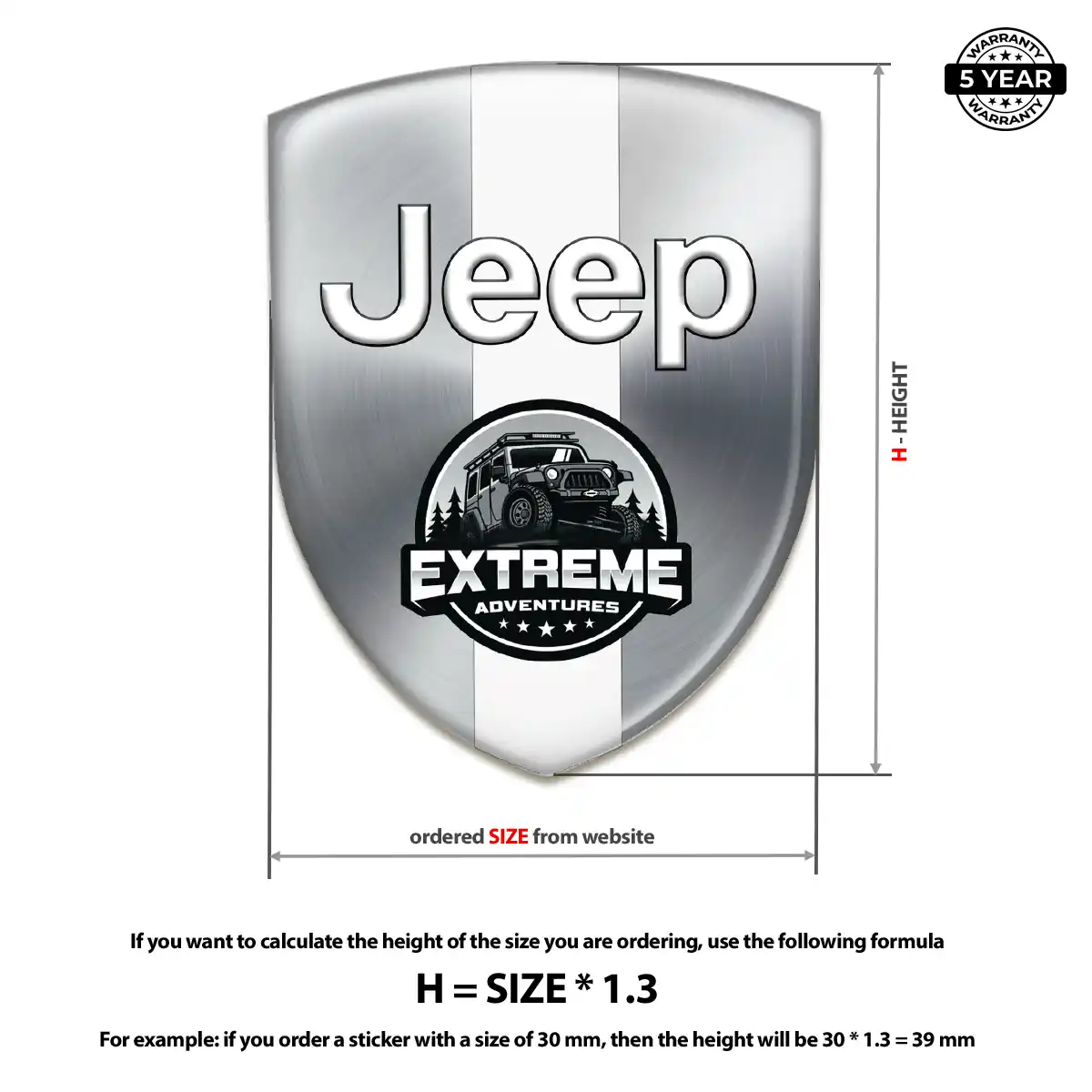 Jeep Badge Signature Grade