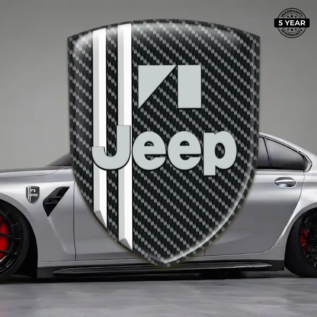 Jeep Car Badge Sticker Cabin Style