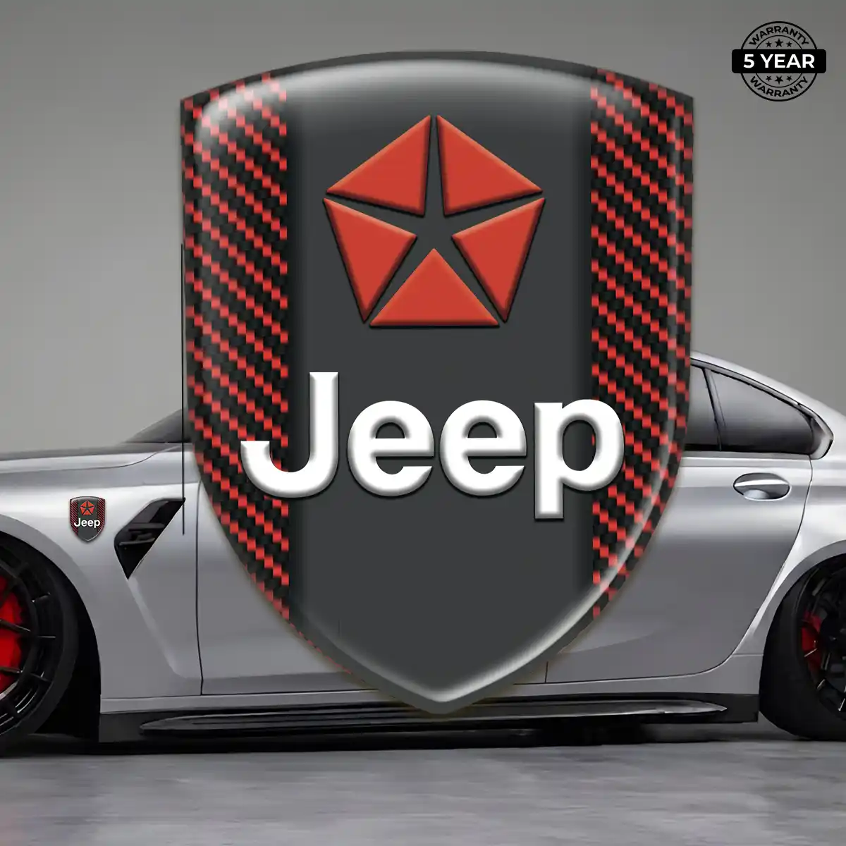 Jeep Car Badge Sticker Exclusive Series