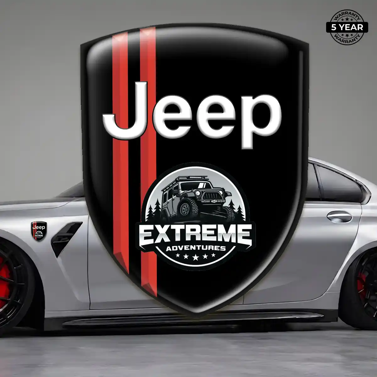 Jeep Car Badge Sticker Exterior Luxe