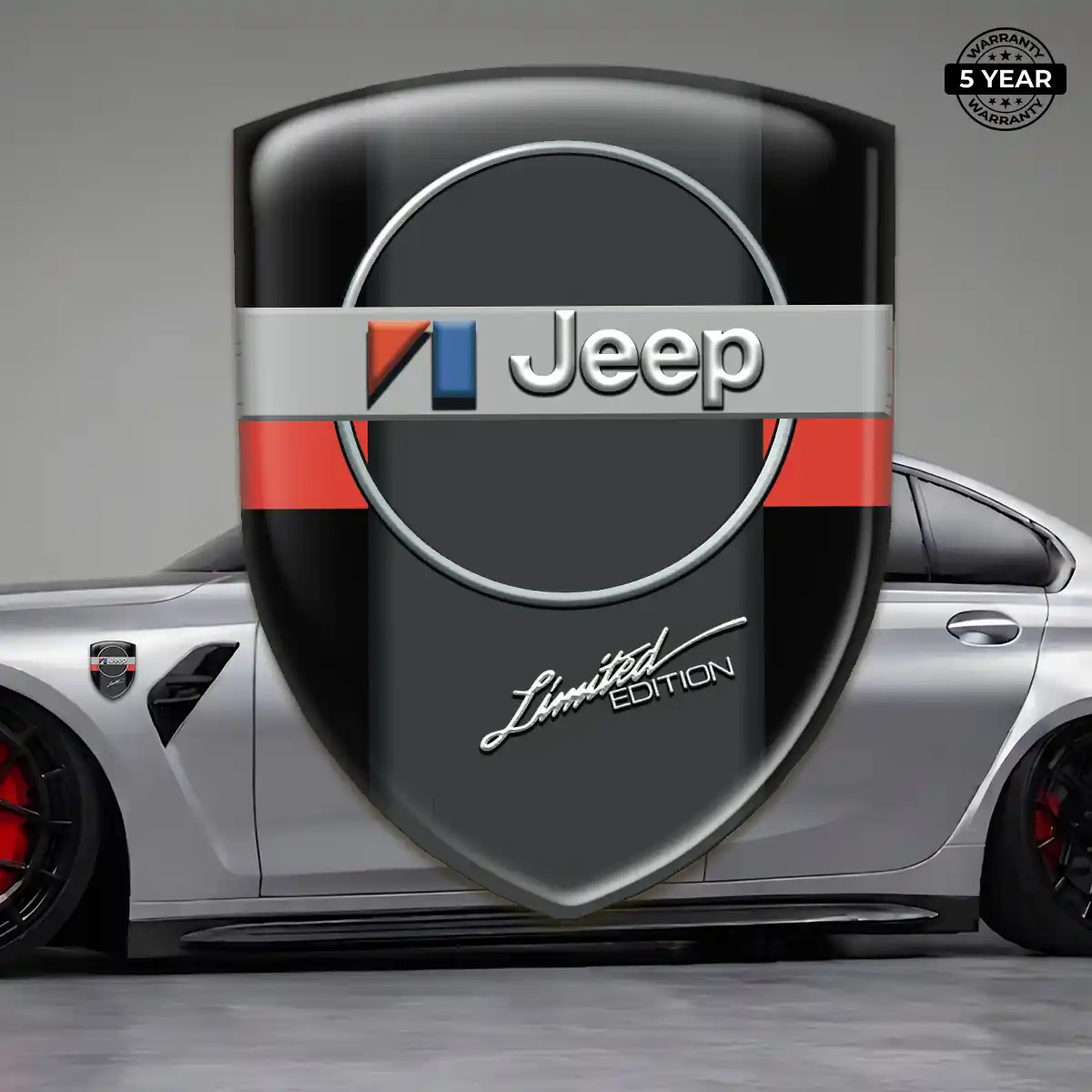 Jeep Car Badge Sticker Interior Elegance