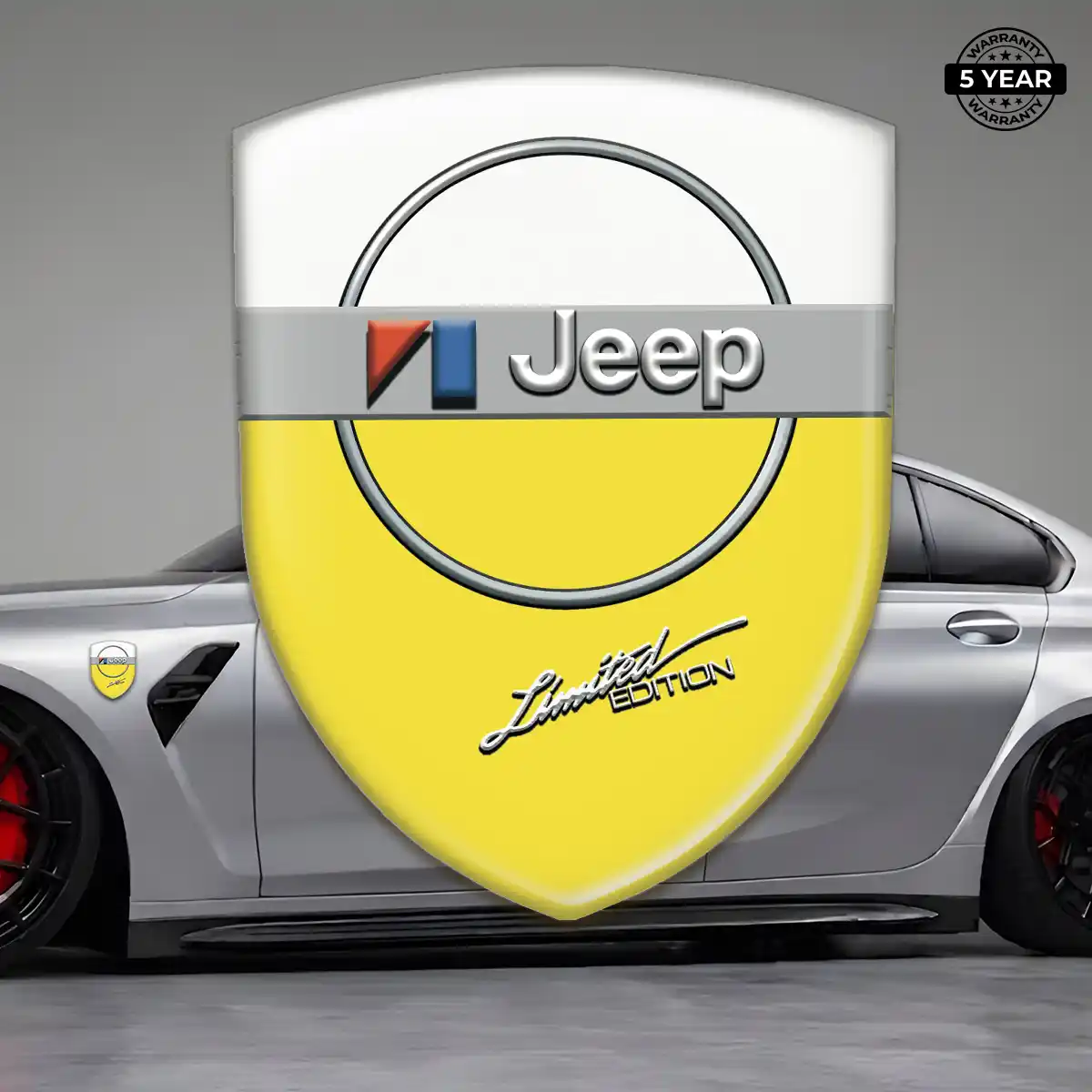 Jeep Car Badge Sticker Interior Luxe