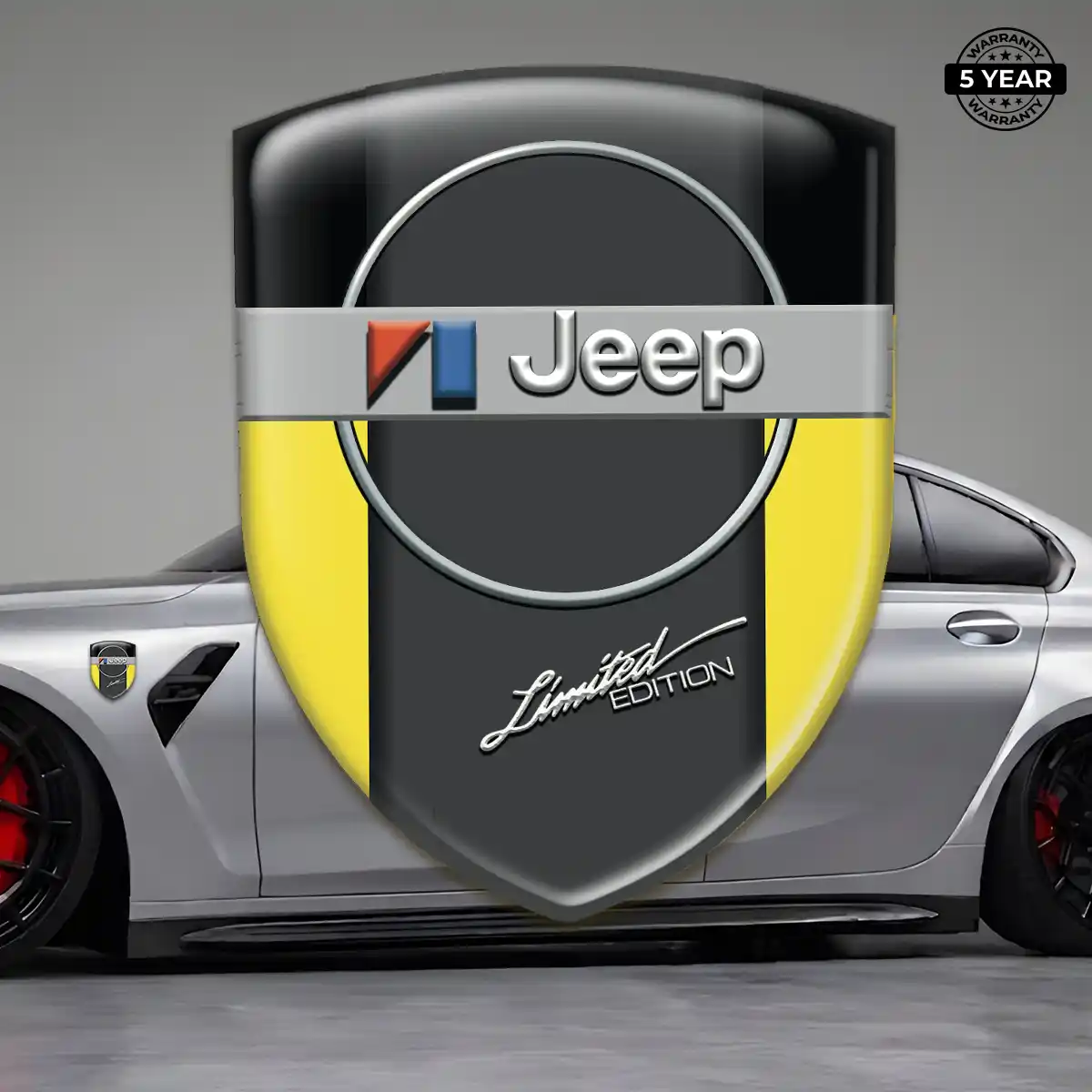Jeep Car Badge Sticker Noble Edition