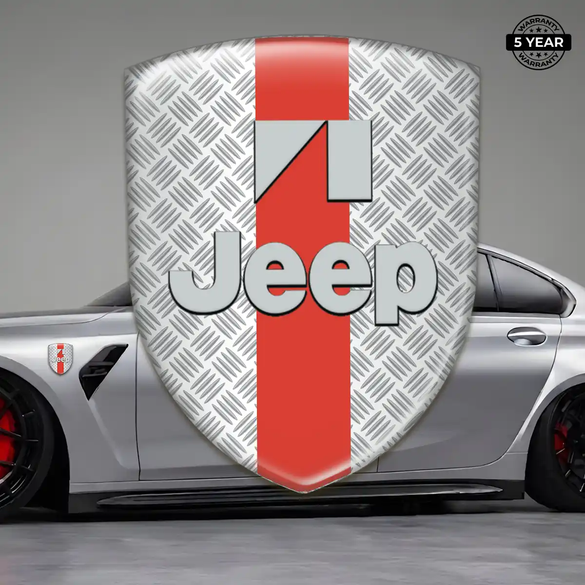 Jeep Car Badge Sticker Opulent Line