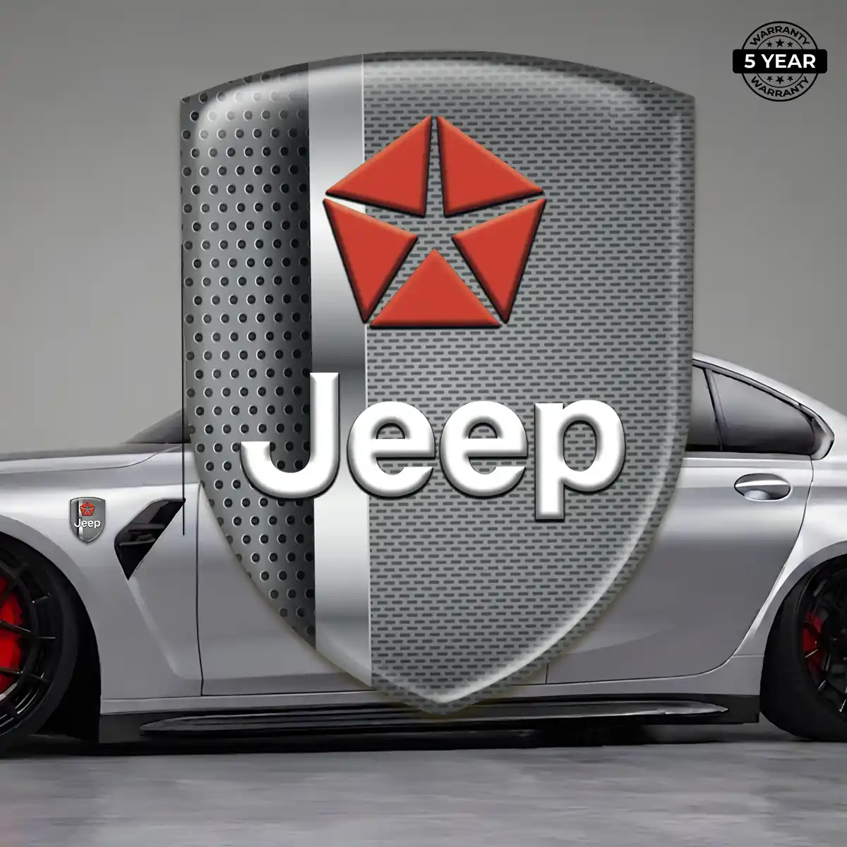 Jeep Car Badge Sticker Resin Elite