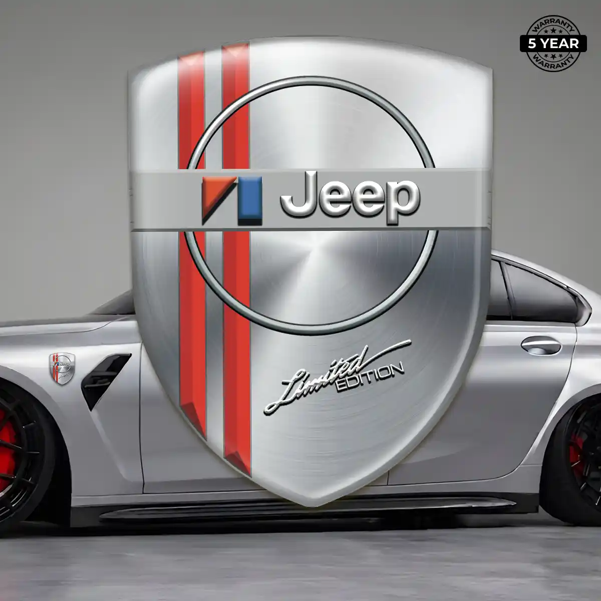 Jeep Car Badge Sticker Signature Grade