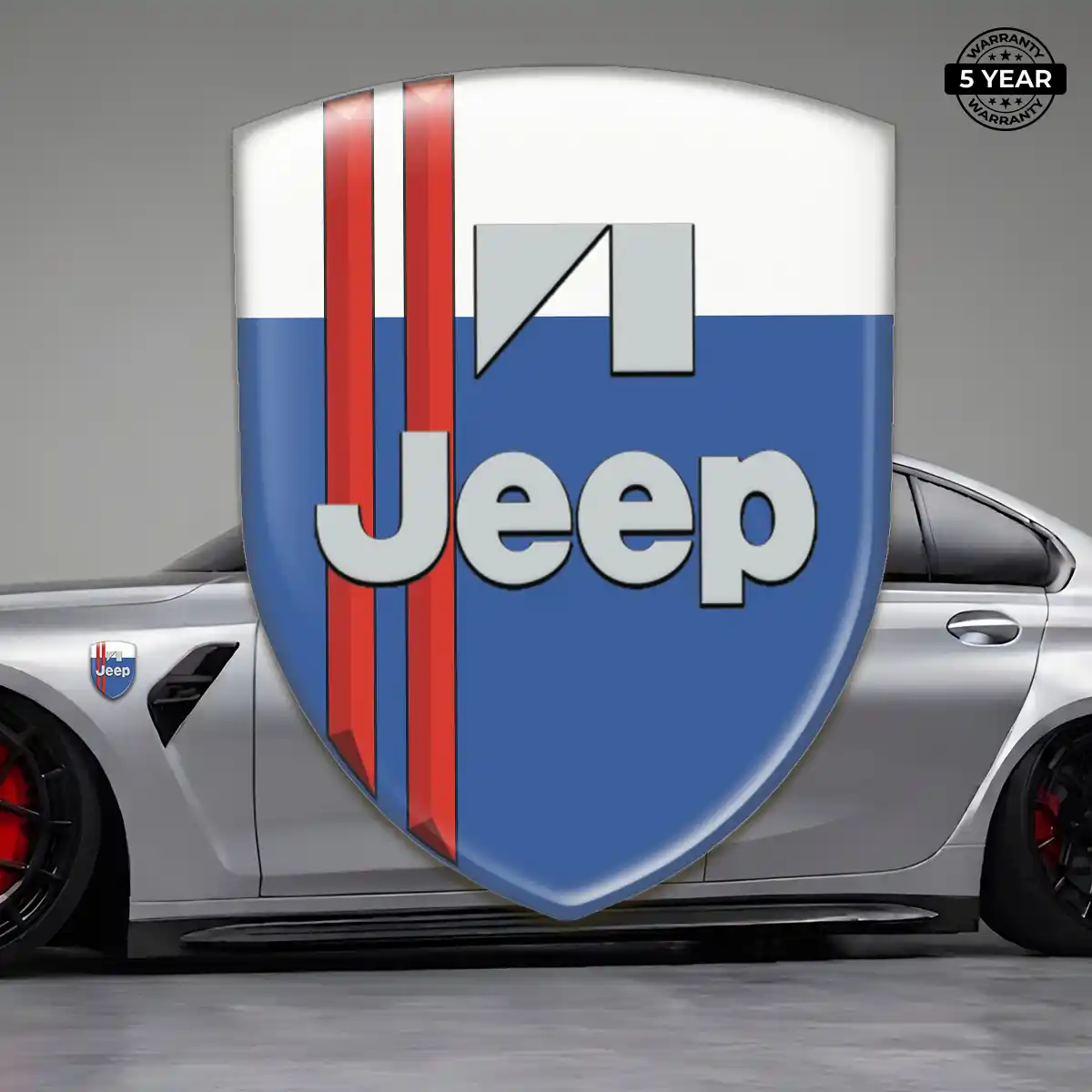 Jeep Car Badge Sticker Sleek Style
