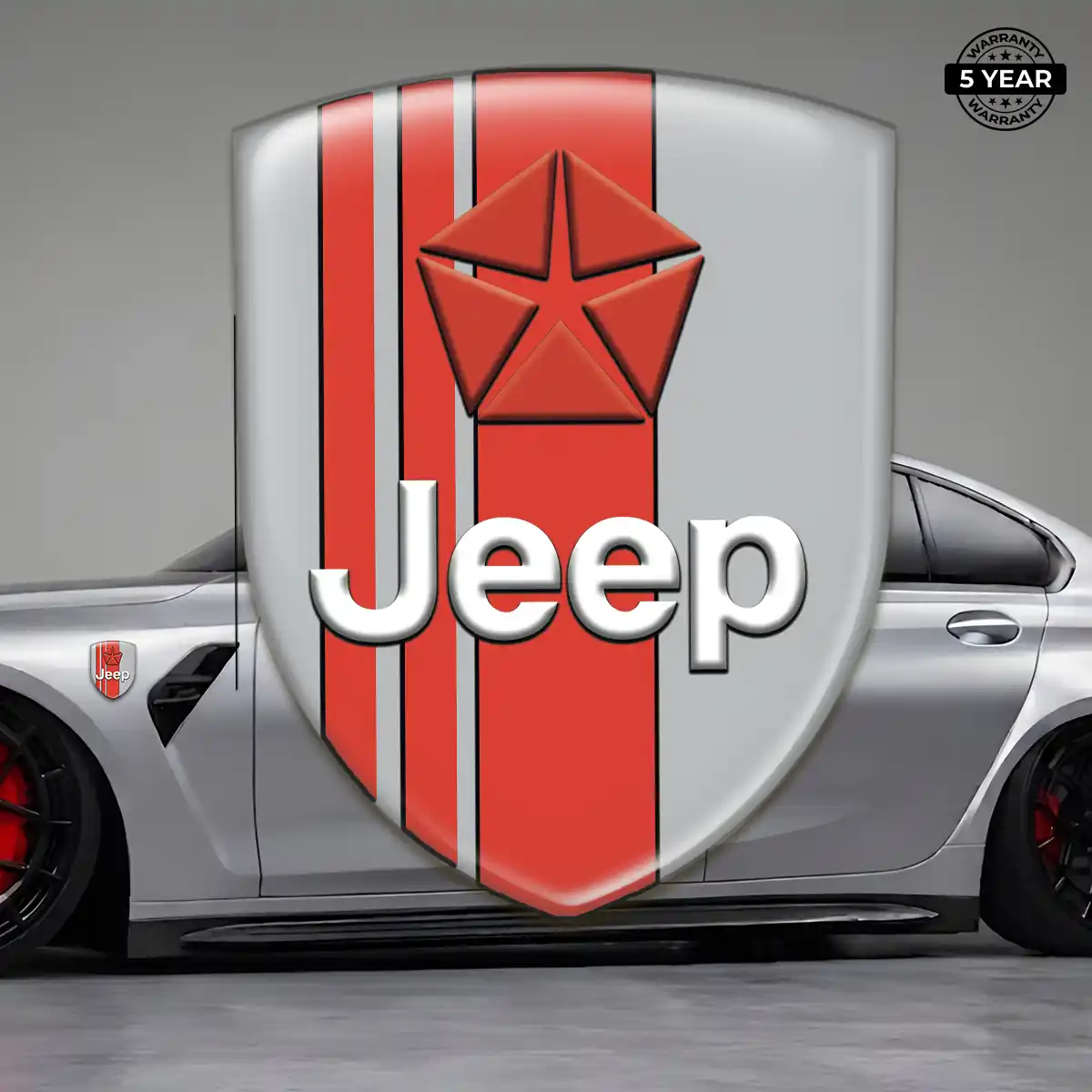 Jeep Car Badge Sticker Superior Craft