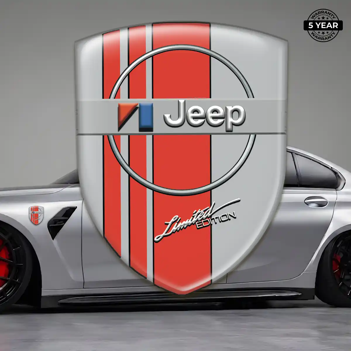 Jeep Car Emblem Decal Cabin Style