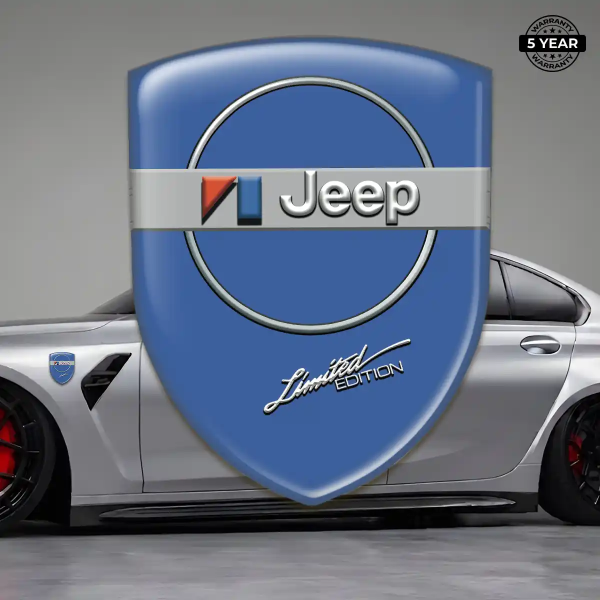 Jeep Car Emblem Decal Deluxe Edition
