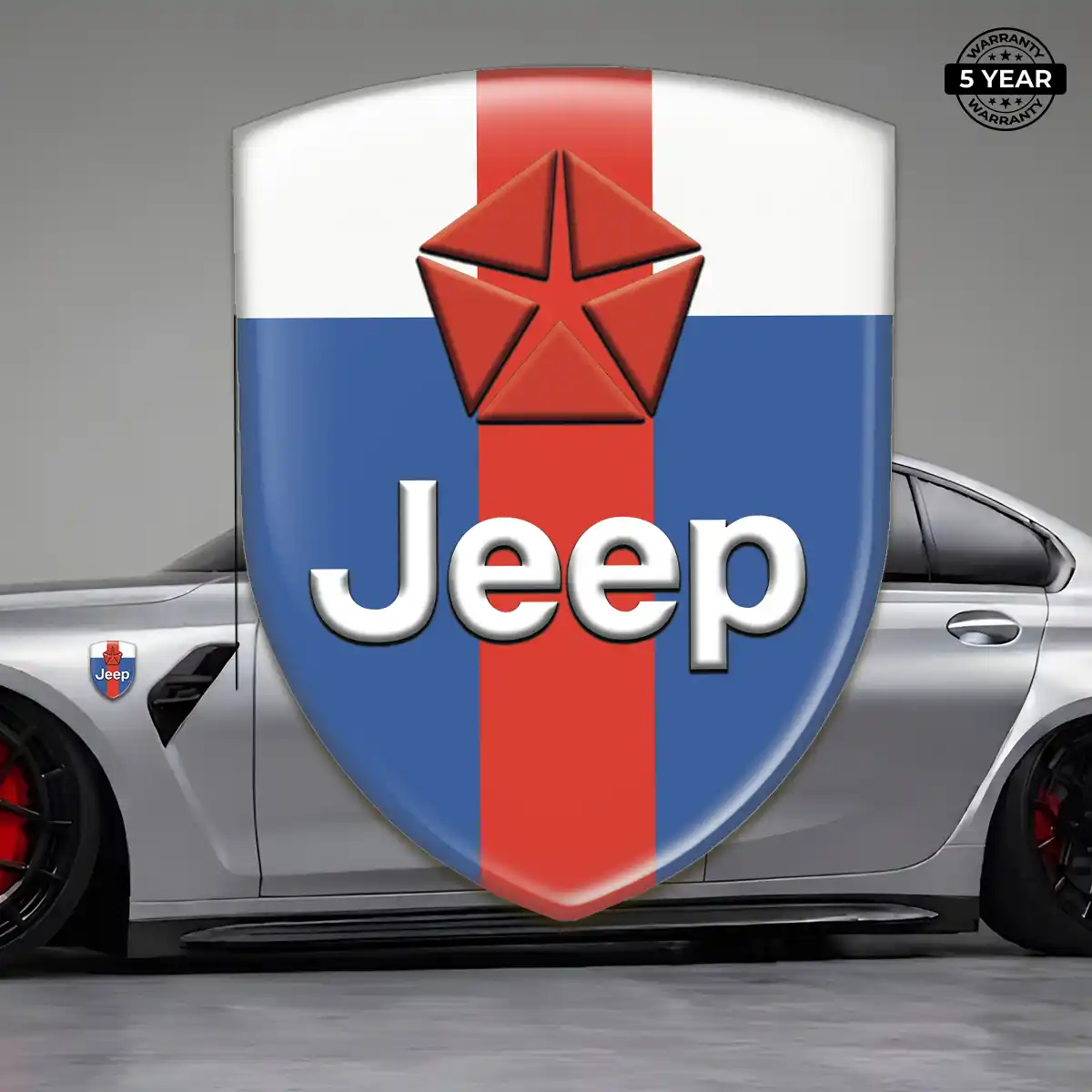 Jeep Car Emblem Decal Elite Edition