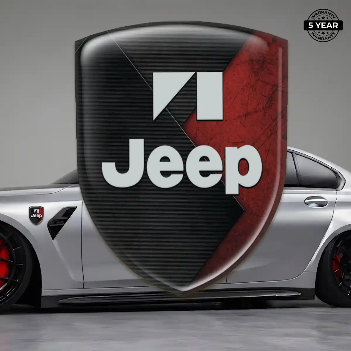 Jeep Car Emblem Decal Elite Finish