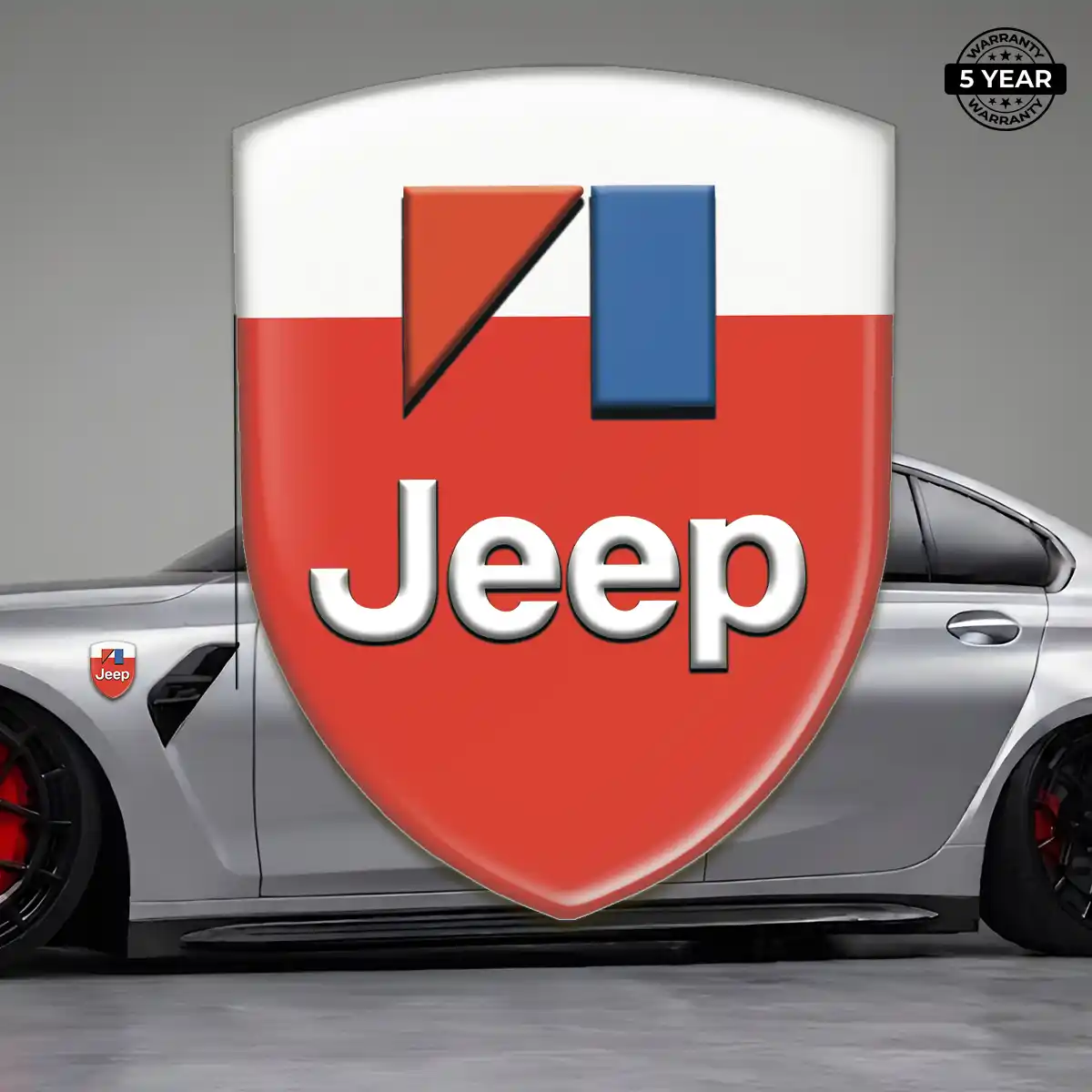 Jeep Car Emblem Decal Exclusive Series