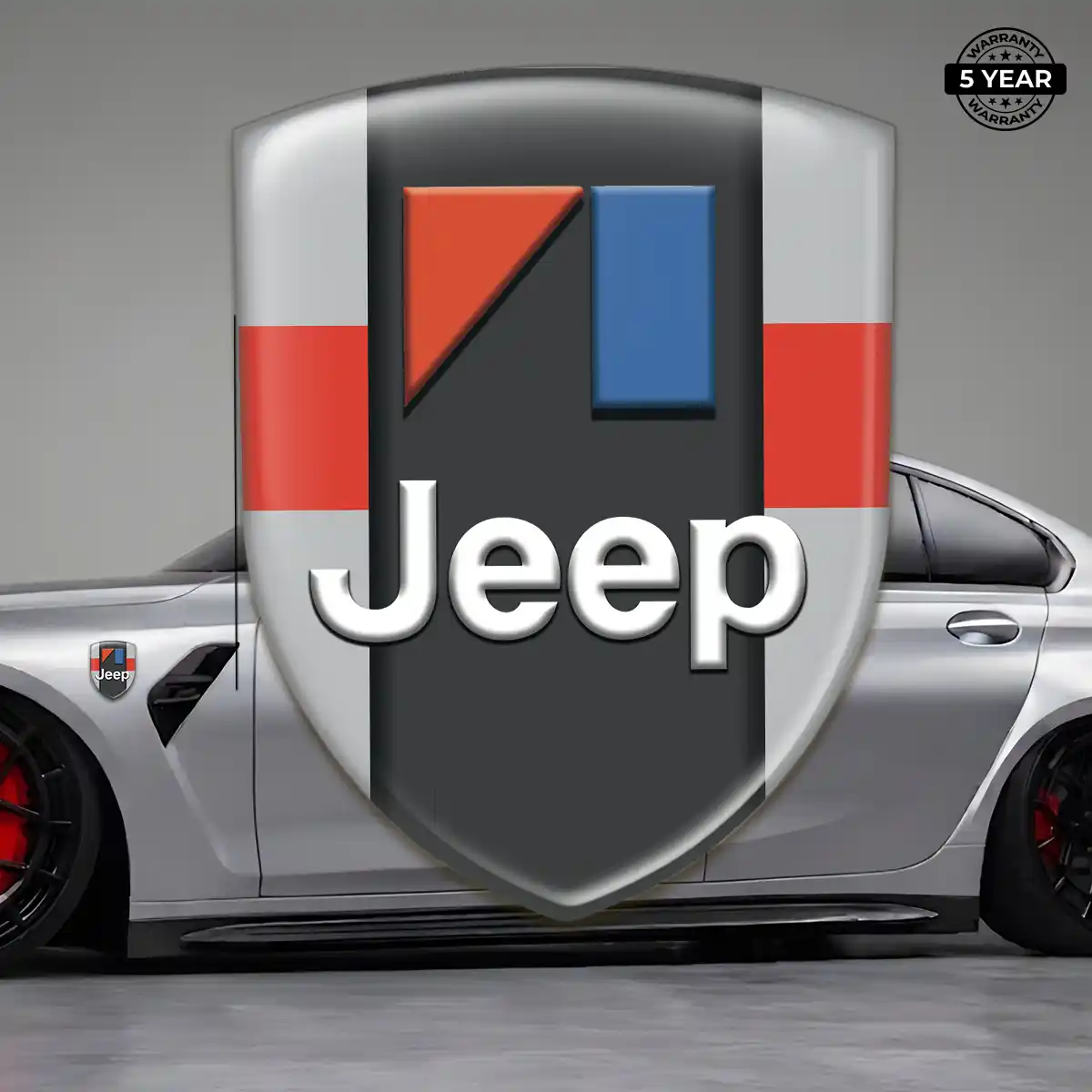 Jeep Car Emblem Decal Interior Elegance