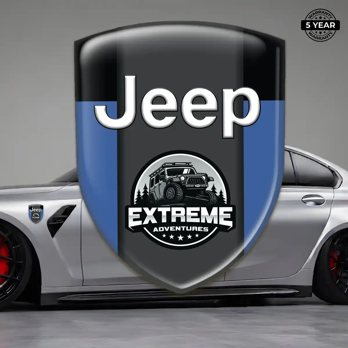 Jeep Car Emblem Decal Interior Luxe