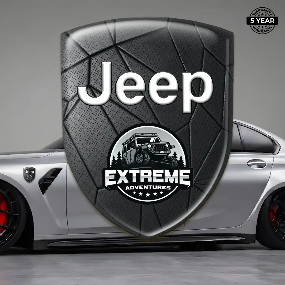 Jeep Car Emblem Decal Opulent Line