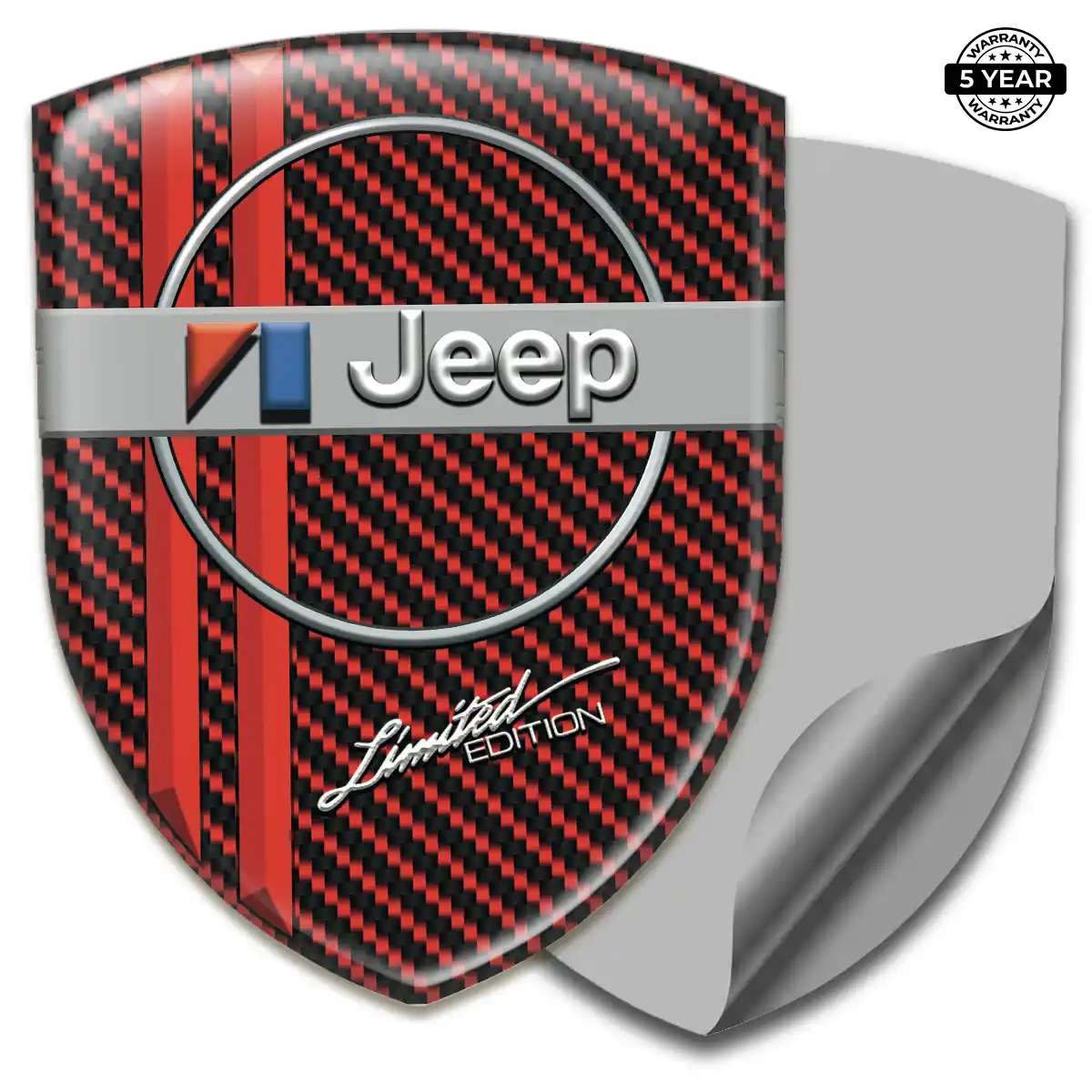 Jeep Car Emblem Decal Resin Elite