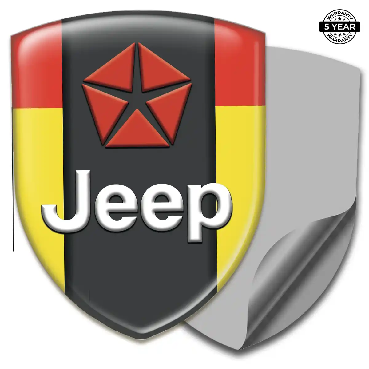Jeep Car Emblem Decal Resin Luxe