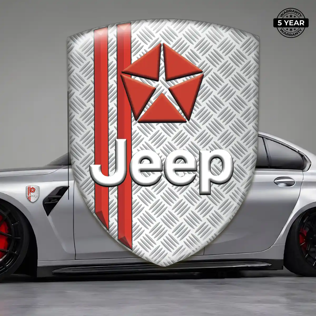 Jeep Car Emblem Decal Sleek Style