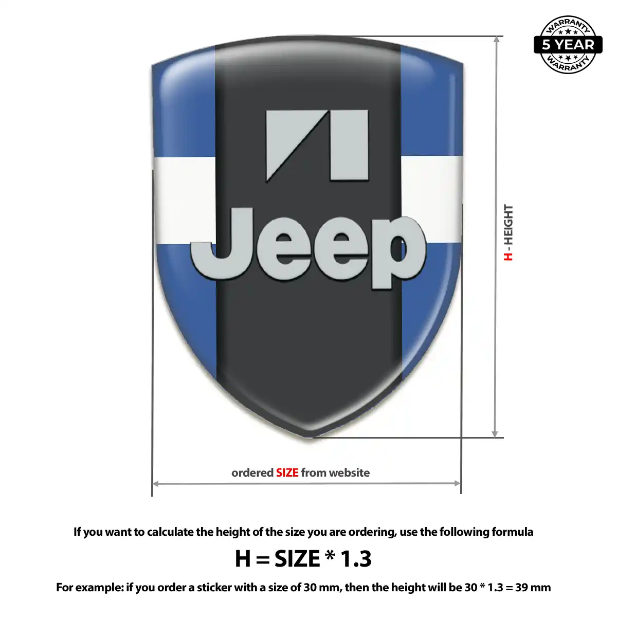 Jeep Car Emblem Decal Superior Craft