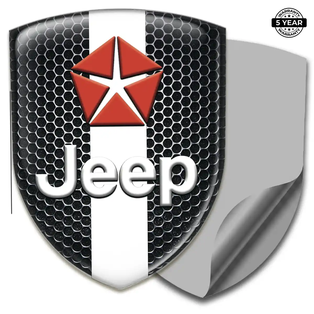 Jeep Car Emblem Overlay Cabin Style
