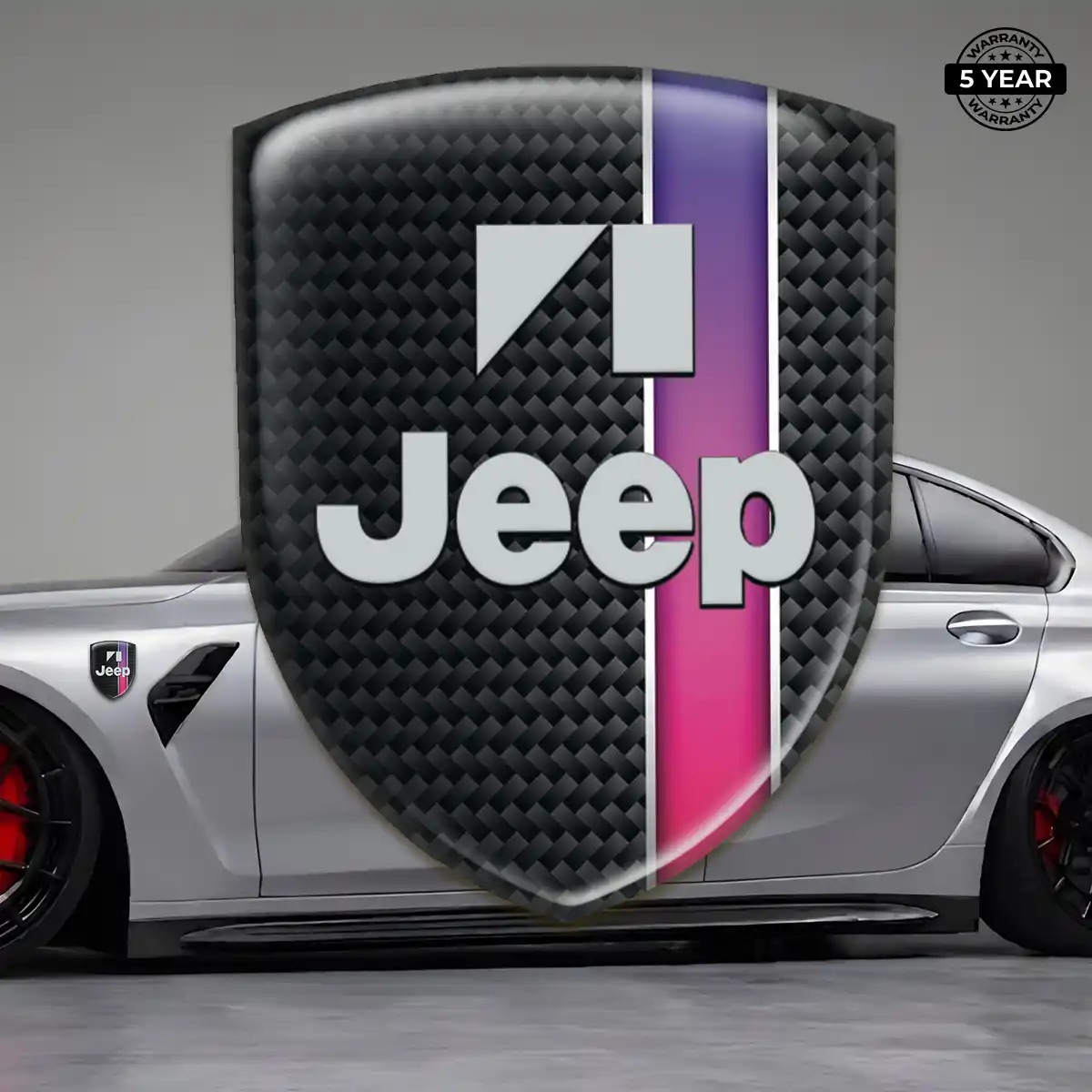 Jeep Car Emblem Overlay Deluxe Edition