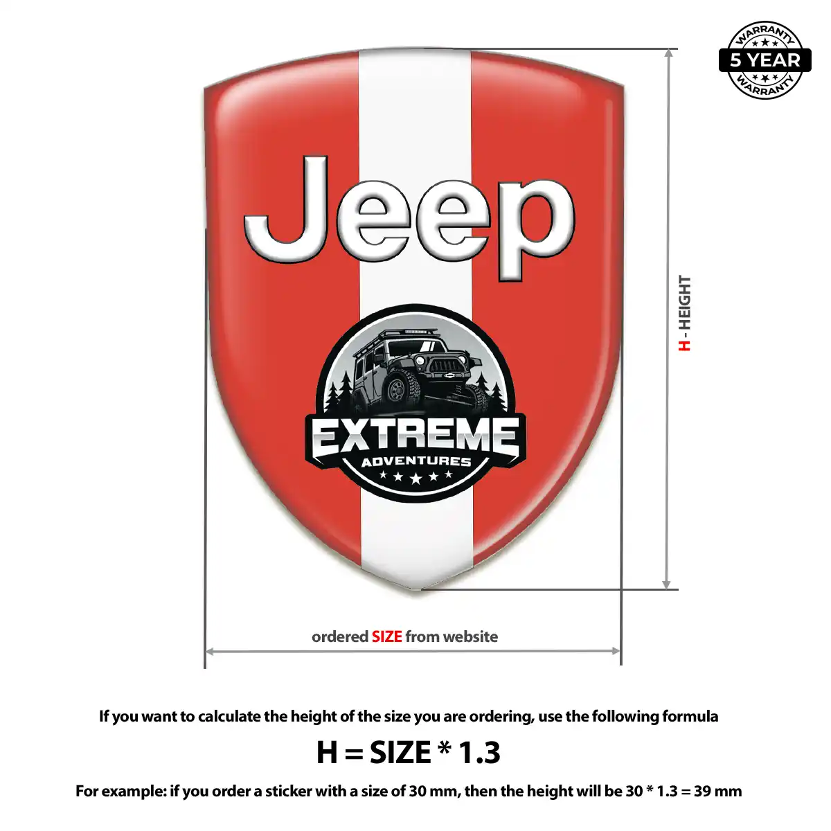 Jeep Car Emblem Overlay Elite Edition