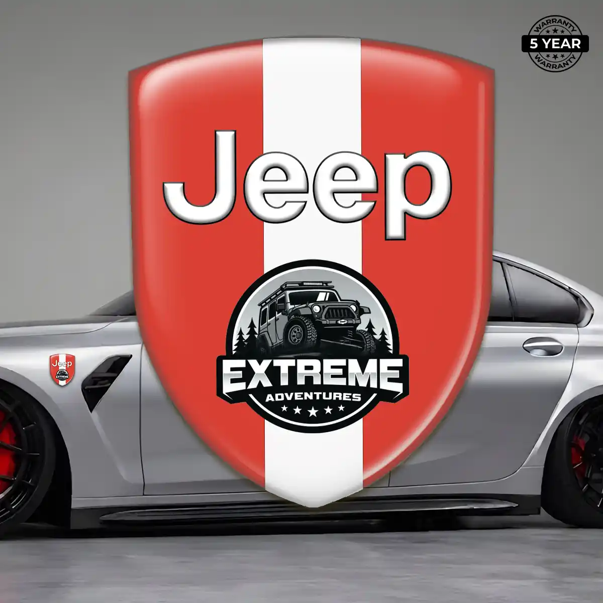 Jeep Car Emblem Overlay Elite Edition